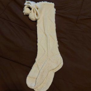 💎 3 /$20💎 Indigo Twisted Cable Reading Socks